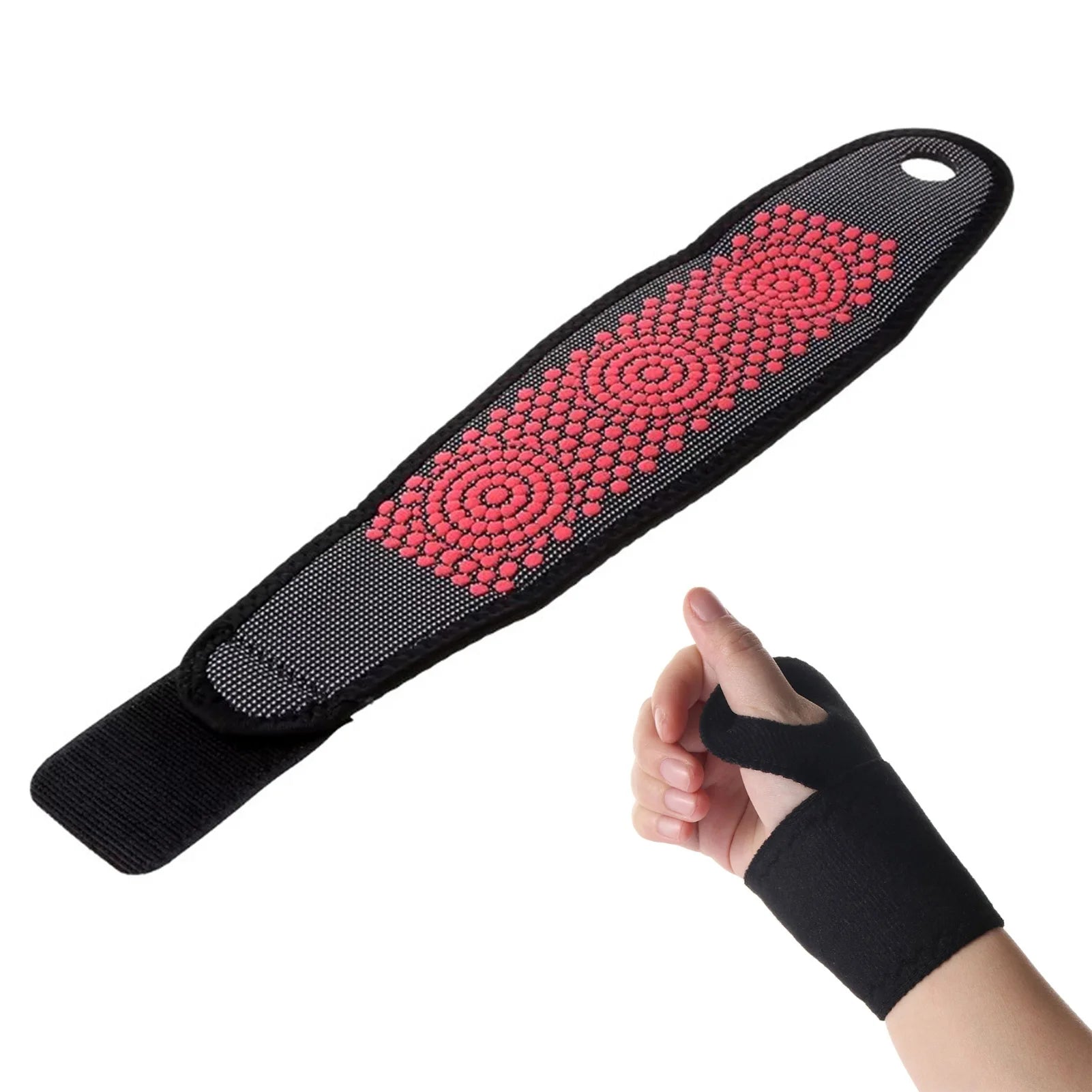 1/2pcs Self-Heating Wrist Brace Protector Adjustable Pain Relief Wrist Brace for Muscular Soreness and Wrist Ache