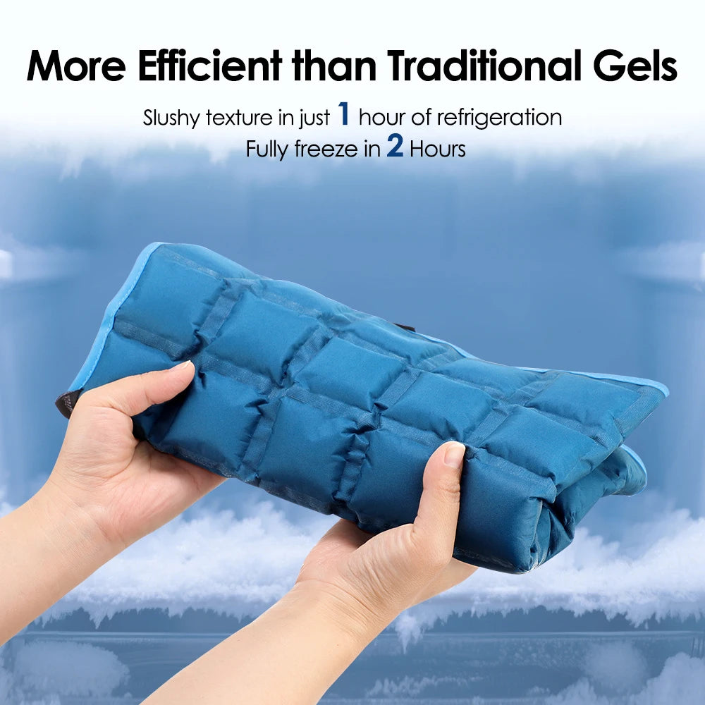 58*35cm Self-absorbing Water Knee Brace Pad Ice Packs Physiotherapy Hot & Ice Compress Heated Knee Leg Neck Shoulder Hip Wrap
