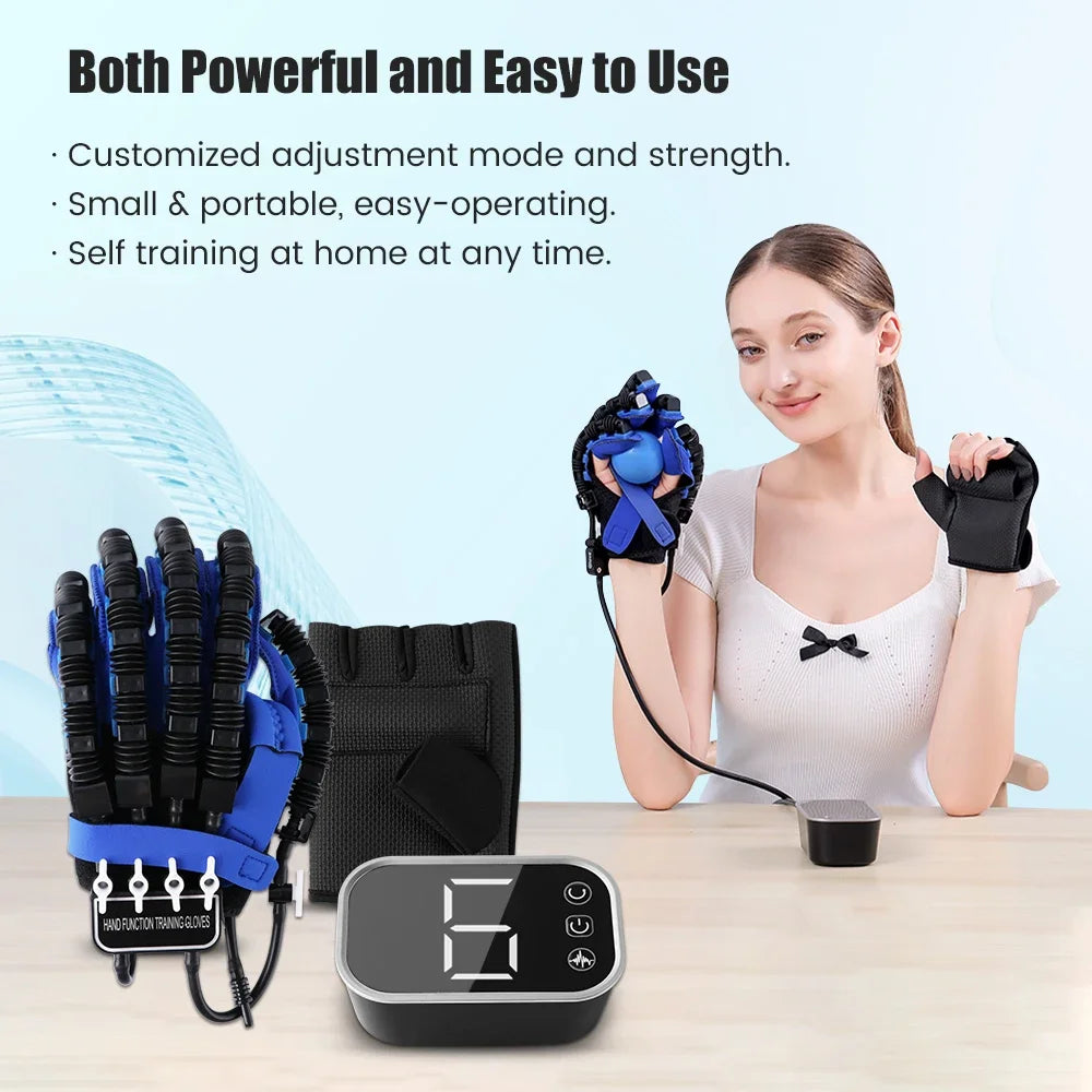 Rehabilitation Robot Gloves Stroke Hemiplegia Intelligent Massage Hand Function Robot Gloves Hand Rehabilitation Training Gloves