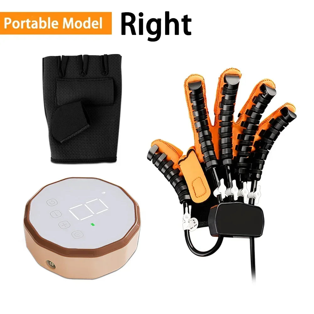Heated Rehabilitation Robot Gloves Hemiplegia Stroke Physiotherapy Training Device Finger & Hand Function Workout Recovery Tool