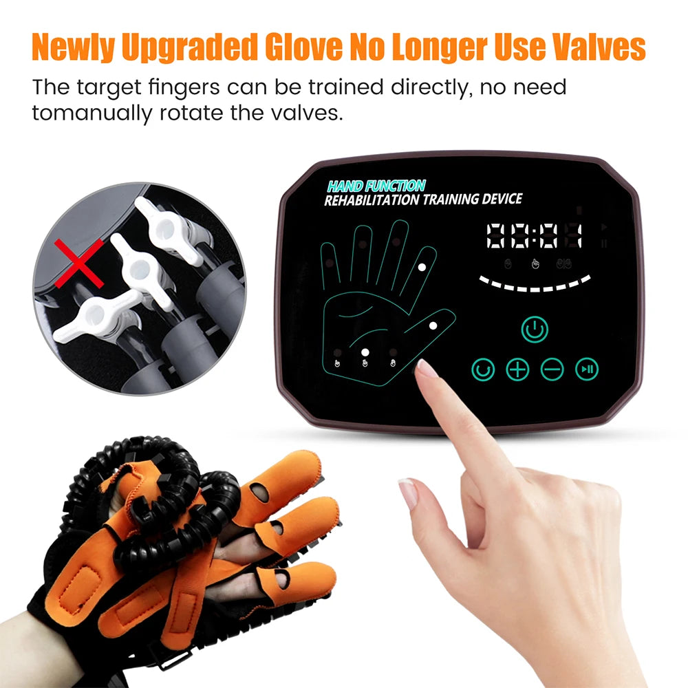 Rehabilitation Robot Glove Hand Device Finger Training Massage Gloves Stroke Hemiplegia Rehabilitation Hand Function Recovery