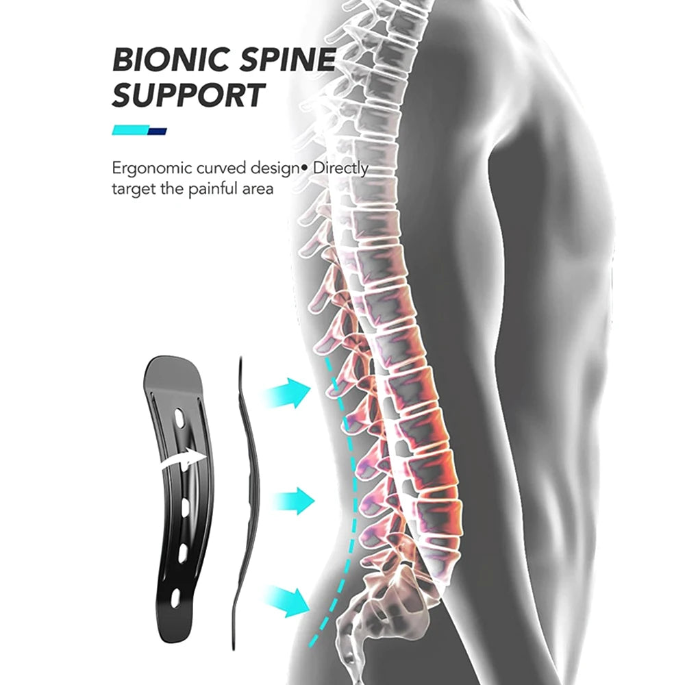 Back Brace for Lower Back Pain, Sciatica, Herniated Disc, Scoliosis, Back Support Belt with Soft Pad, Lightweight Lumbar Support