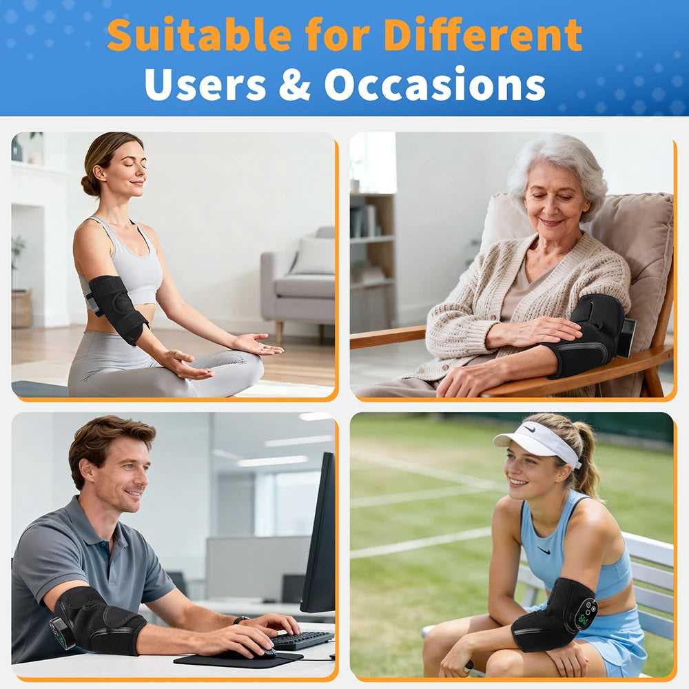 Cordless USB Electric elbow Adjustable Elbow Support Brace Electric Heating Elbow Pad warm Wrap Support Elbow Sleeve Protector