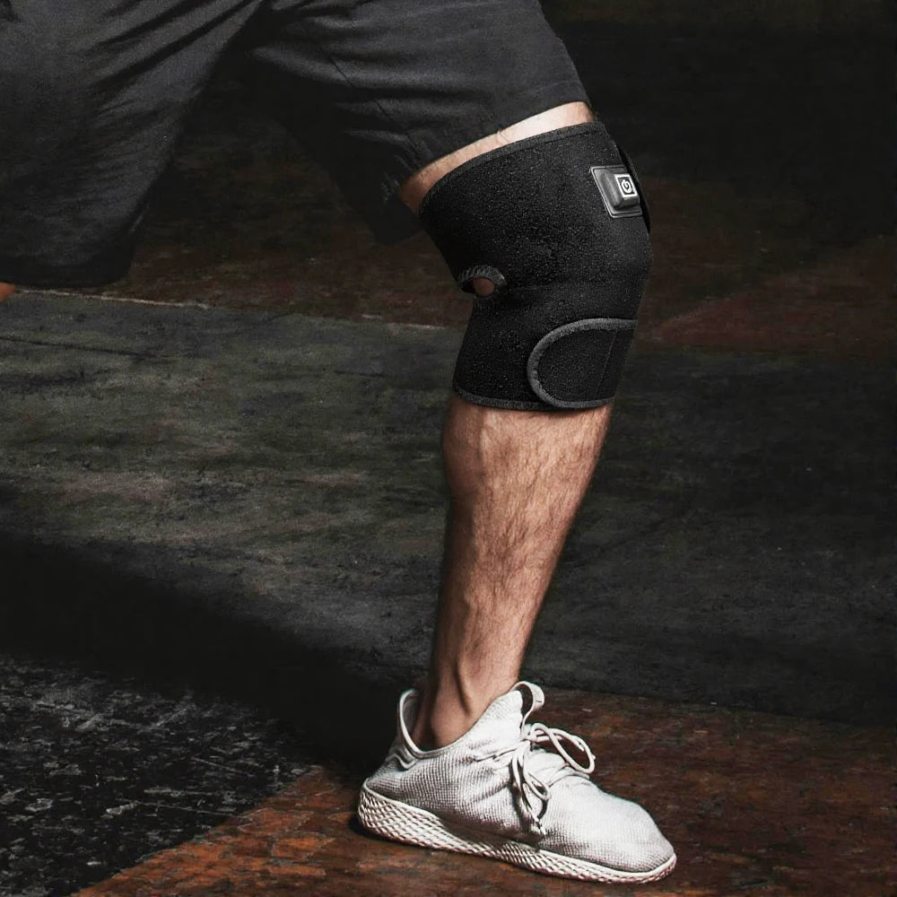 Electric Heated Knee Brace with 3 Heat Levels for Knees, Elbows, Knee Warmer Wrap for Knee Pressure Relief, Men & Women All Use