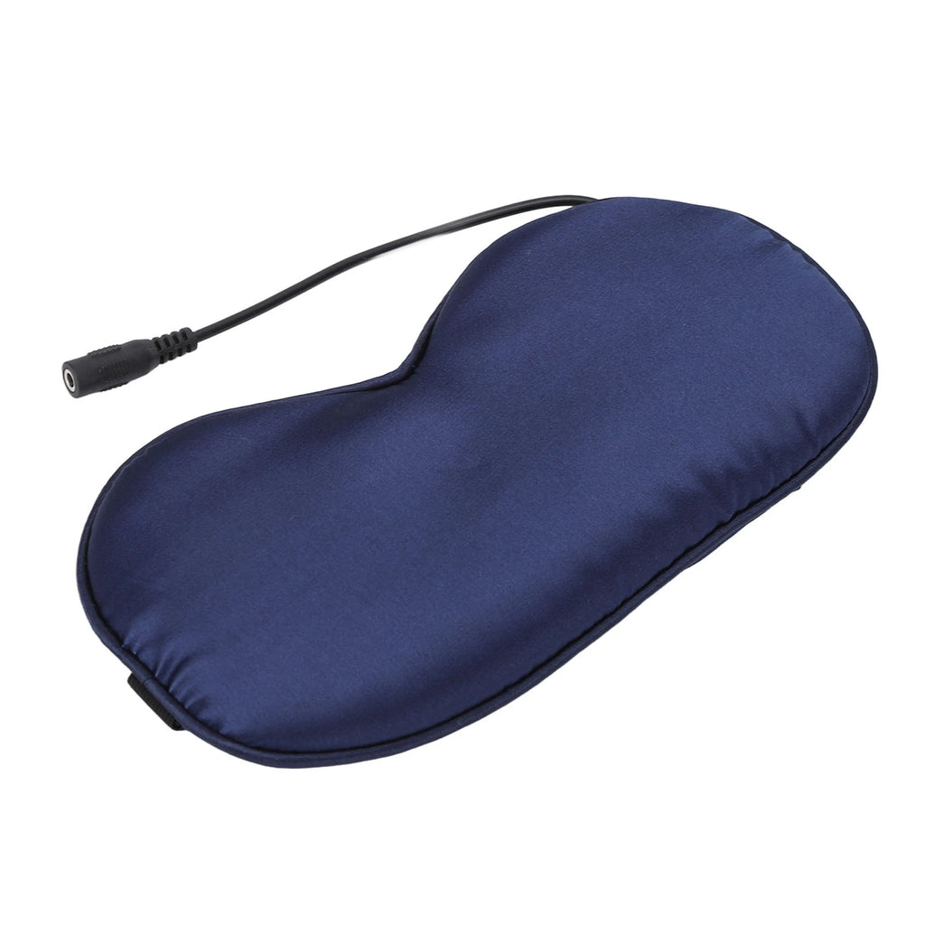 Eye Mask USB Heated Eye Mask Stress Relief Sleep Heating Eye Mask Double Sided Silk Multi Timer Shut Off 3 Speeds Adjustment