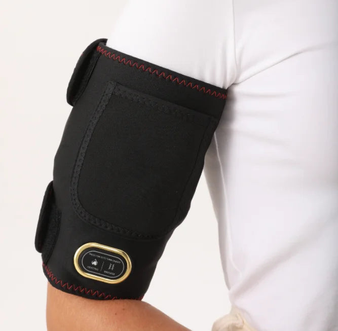 Heating Pad Arm Heated Wrap Brace for Wrist Elbow Arm Knee Ankle Leg 3 Heat Settings Cordless Wireless Timer USB Powered Winter