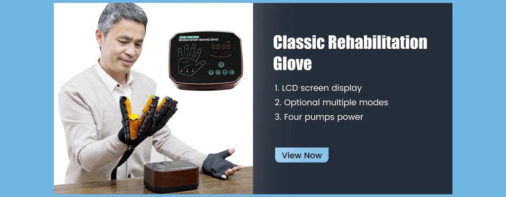 Hemiplegia Robot Gloves Hand Exercise Tool for Stroke Patient Robotic Rehabilitation Glove Cerebral Infarction Paralyzed Recover