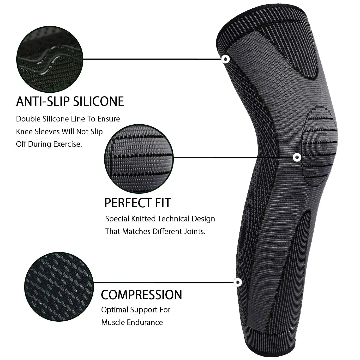 Self-Heating Knee Pads Brace Tourmaline Warm for Arthritis Joint Care Injury Recovery Belt Knee Leg Warmer Knee Support Pads