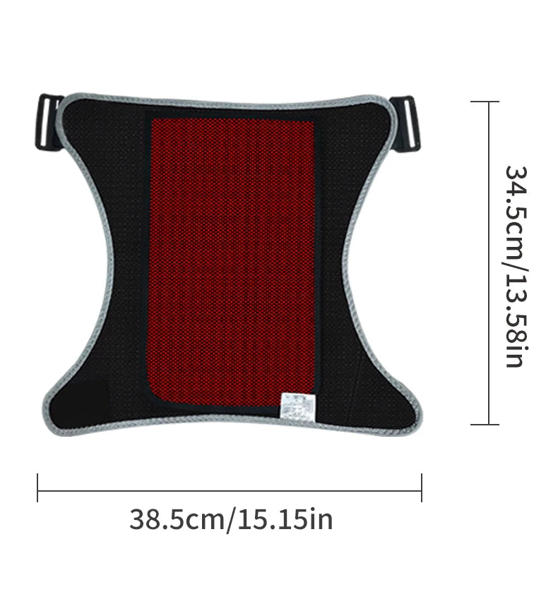 Red Light Electric Heated Hip Brace with Adjustable Vibration Massage Hip Groin Thigh Support Muscle Relaxation And Pain Relief