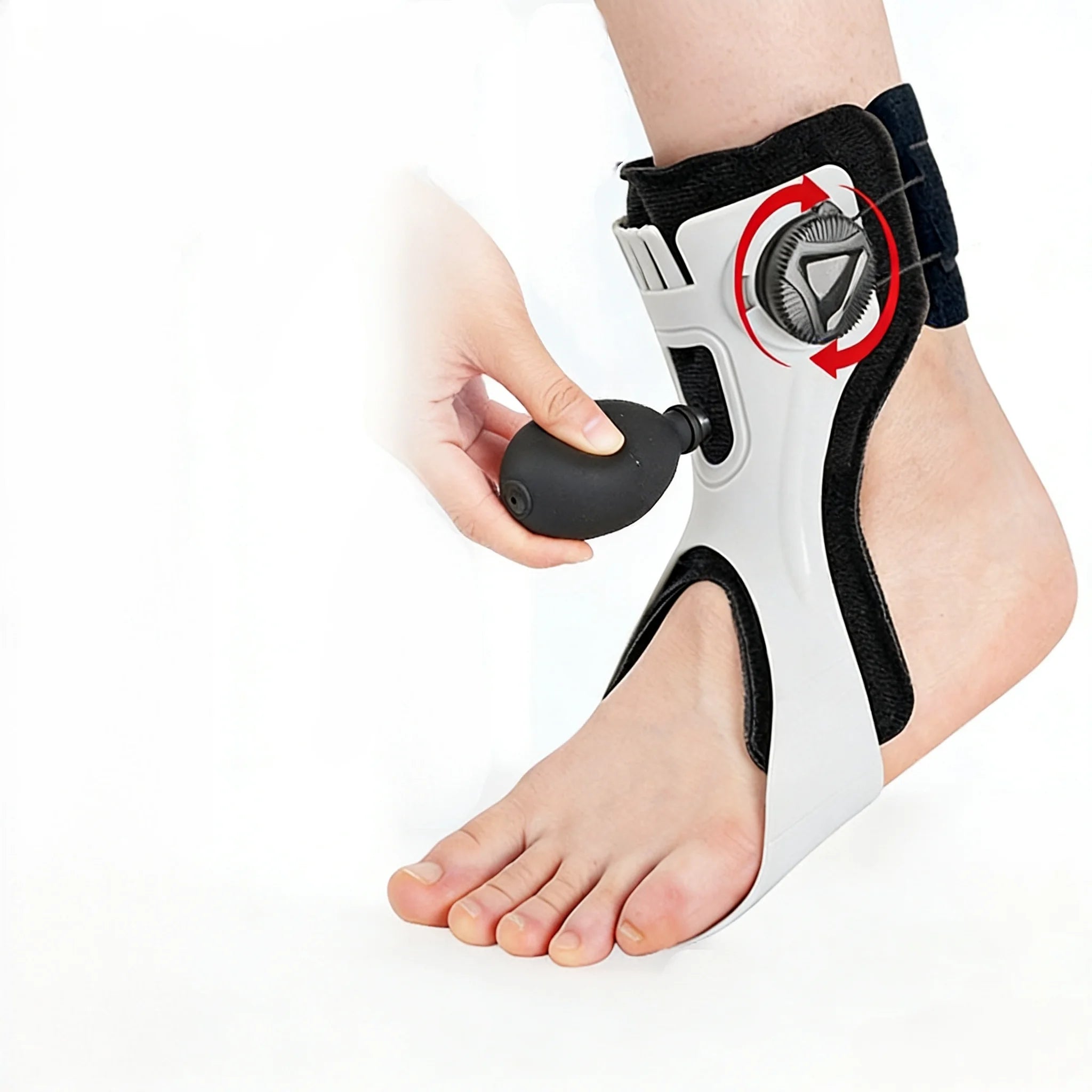 Rotary Knob Buckle Style Fixed Airbag Ankle Support Sports Joint Sprain Rehabilitation Correction Protective Gear Cross-Border
