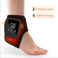 Electric Vibration Ankle Massager Heated Ankle Wrap Foot Protector Support Brace Heating Massage Strap For Joint Sprain