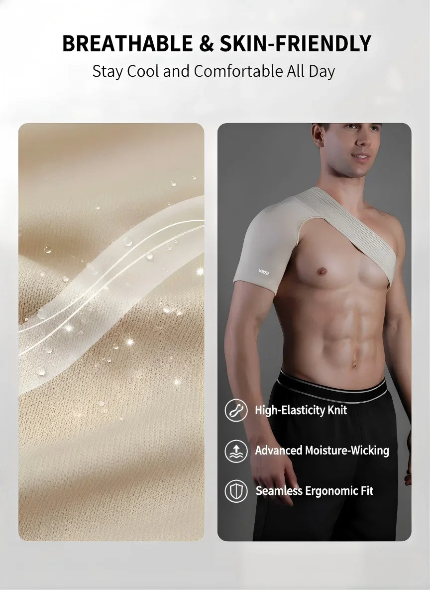 Adjustable Neoprene Shoulder Support Brace Breathable Shoulder Strap Pain Relief Injury Recovery Shoulder Protector ForMen Women