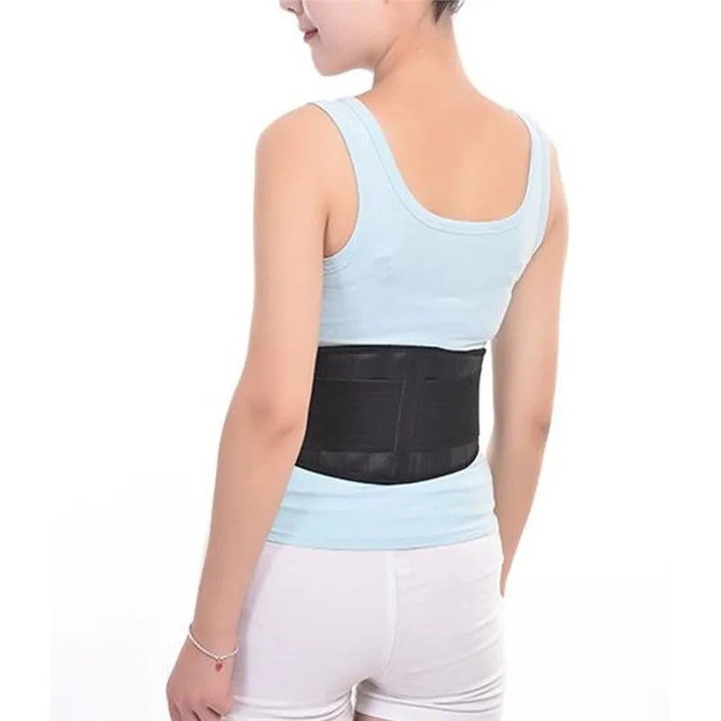 Back Waist Support Belt Adjustable Tourmaline Self Heating Magnetic Therapy Lumbar Brace Massage Band Health Care