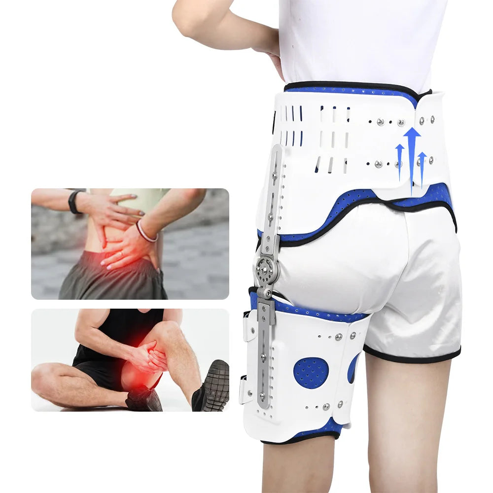 Adjustable Hip Joint Fixation Brace Orthopedic Support Bracket Hip Thigh Femoral Fracture Lower Limb Paralysis Rehabilitation
