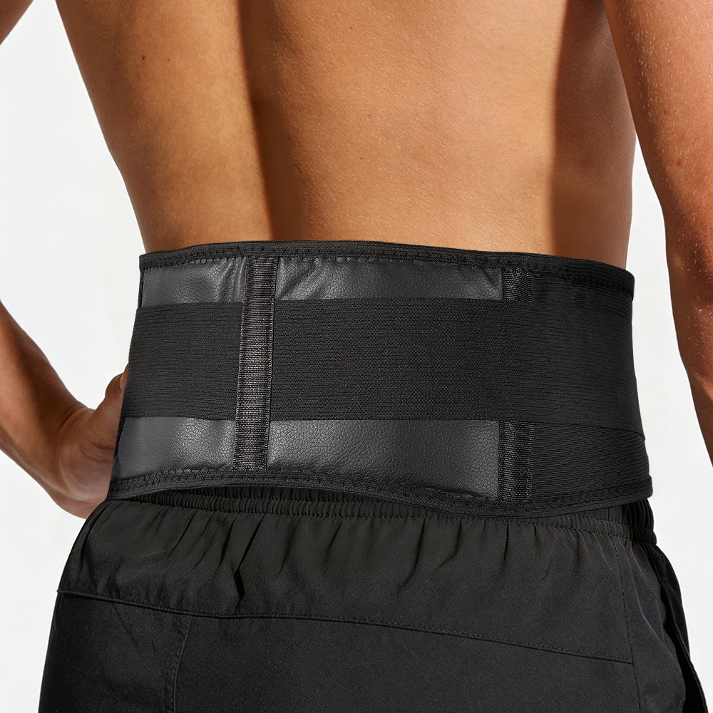 Heating Back Brace for Lower Back Pain Relief – Adjustable Magnetic Therapy Lumbar Support Belt - Heated Waist Wrap for Sciatica