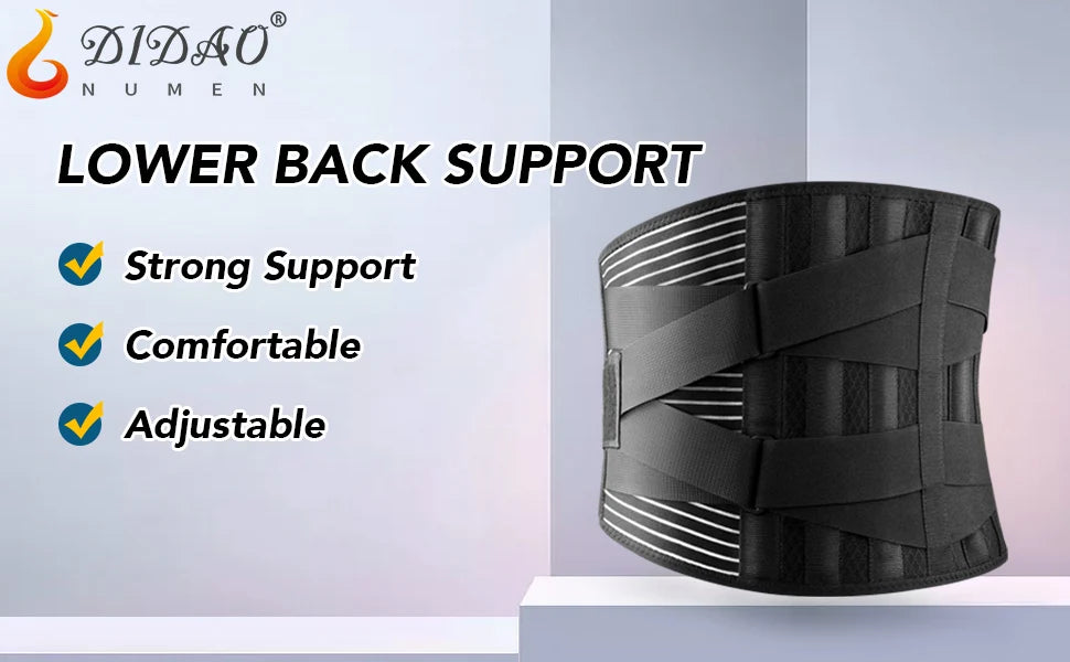 Hot sale Back Braces Waist Belt Men Women Work Lower Back Pain Relief Breathable Anti-skid Spine Lumbar Support Belt