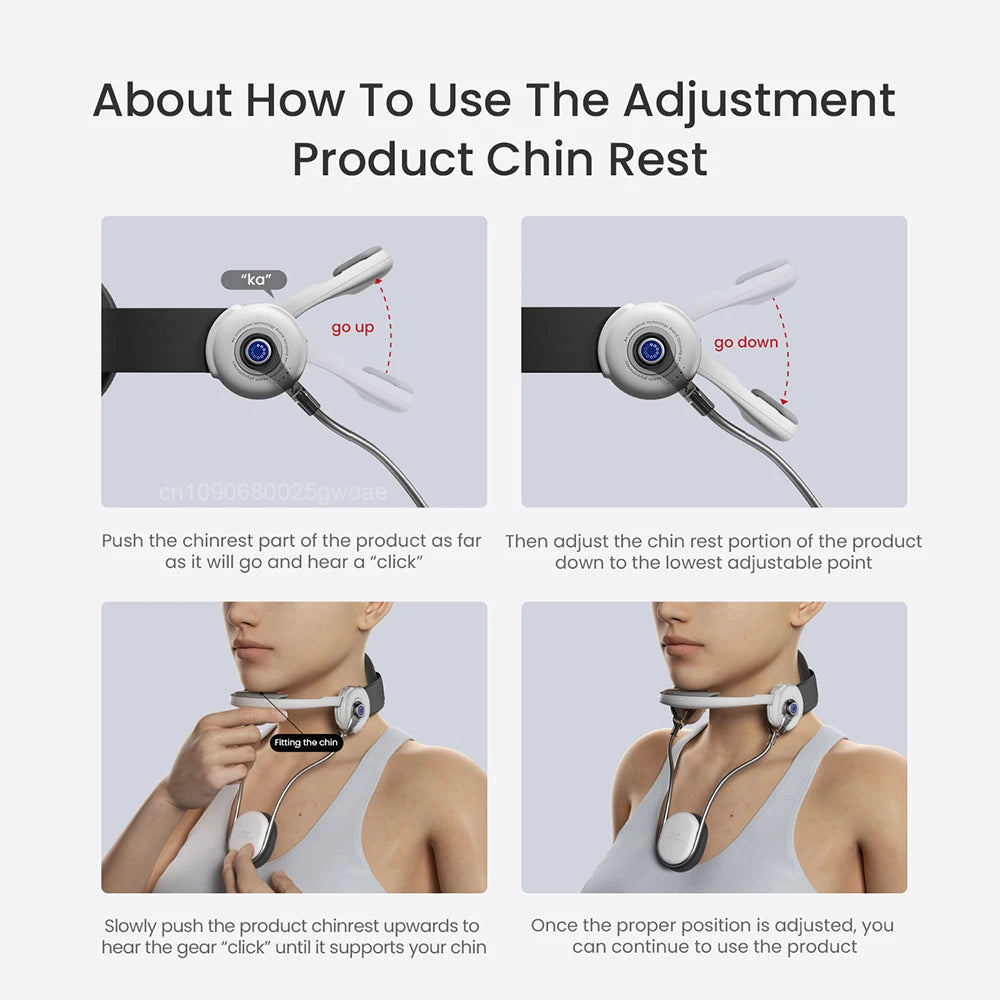 Neck Stretcher Cervical Traction Prevent Neck Forward Tilt Relieve Chronic Neck and Shoulder Pain Correct Posture Adjustable