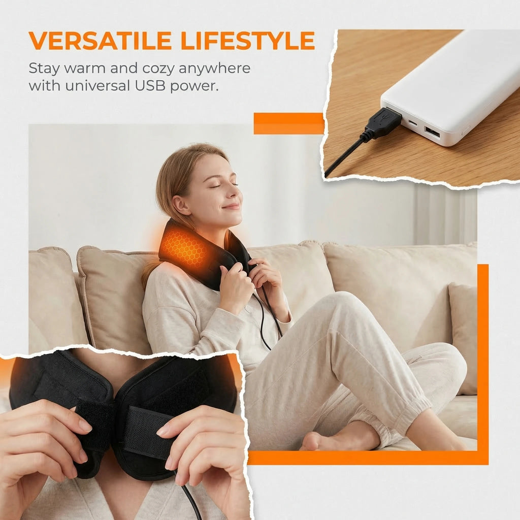 Tourmaline Self-heating Neck Belt Neck Support Massager 1Pcs Protection Spontaneous Heating Belt Health Care Dropship
