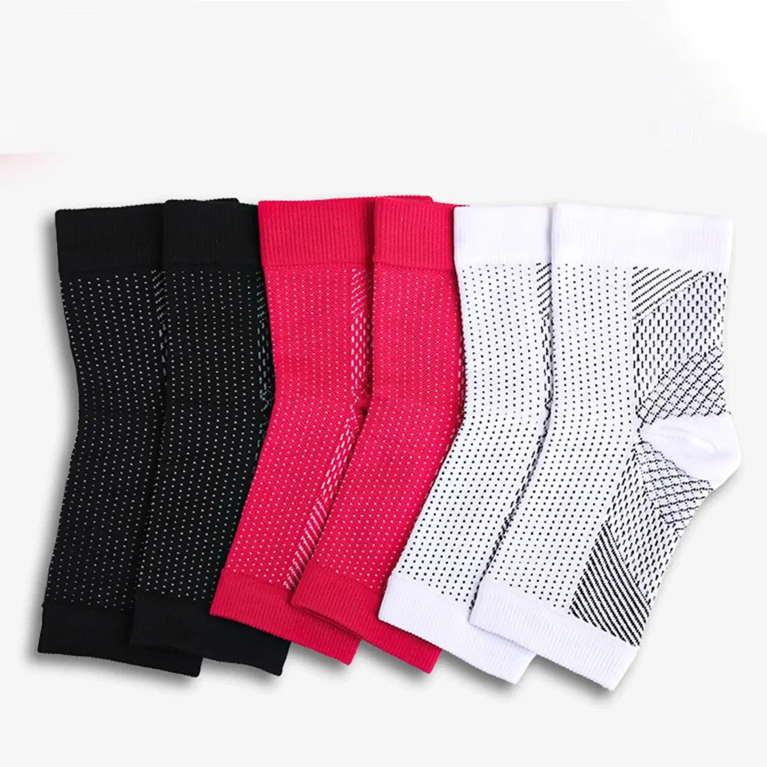 1pair Plantar Fasciitis Compression Socks Sports Ankle Support Brace Foot Pain Relief Heel Sleeve for Joint Pain Neuropathy