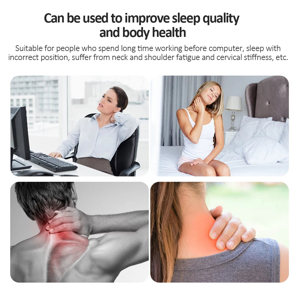 Tourmaline Neck Brace Self-heating Belt Wrap Cervical Protector Magnetic Therapy Support Wrap Band Pain Relief Health Care
