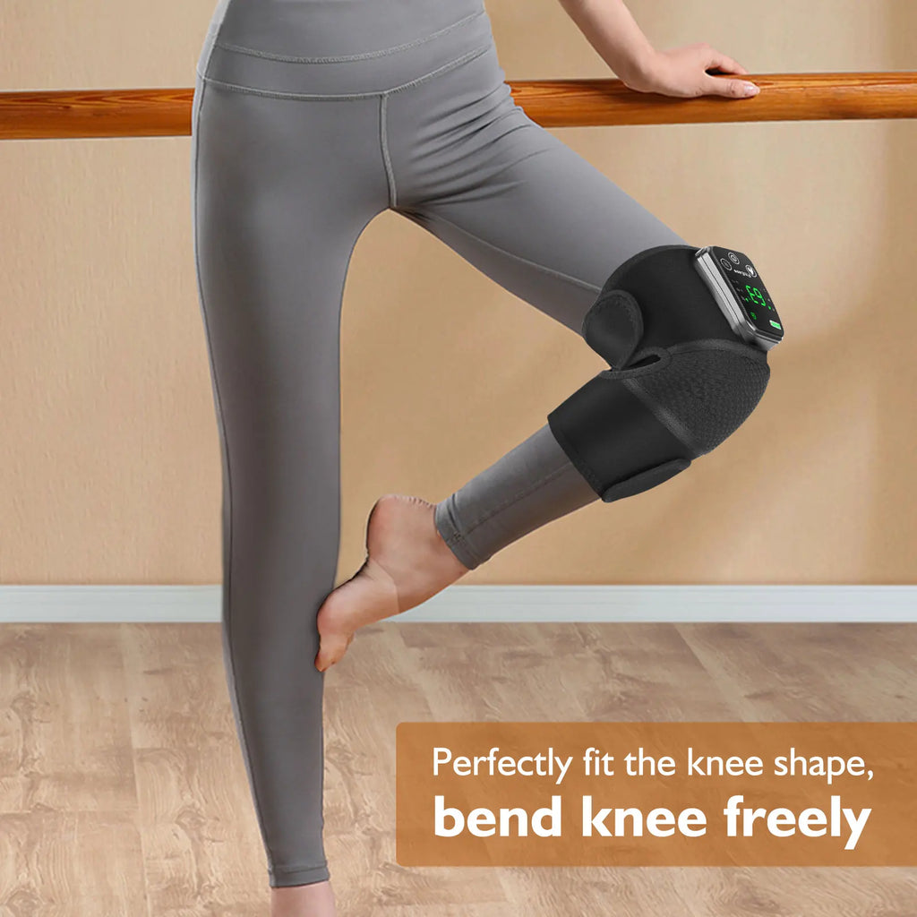 3 in 1 Cordless Thermal Knee Pad Knee Shoulder Massager Vibration Leg Arm Joint Brace Muscle Relax Joint Brace Muscle Relaxation