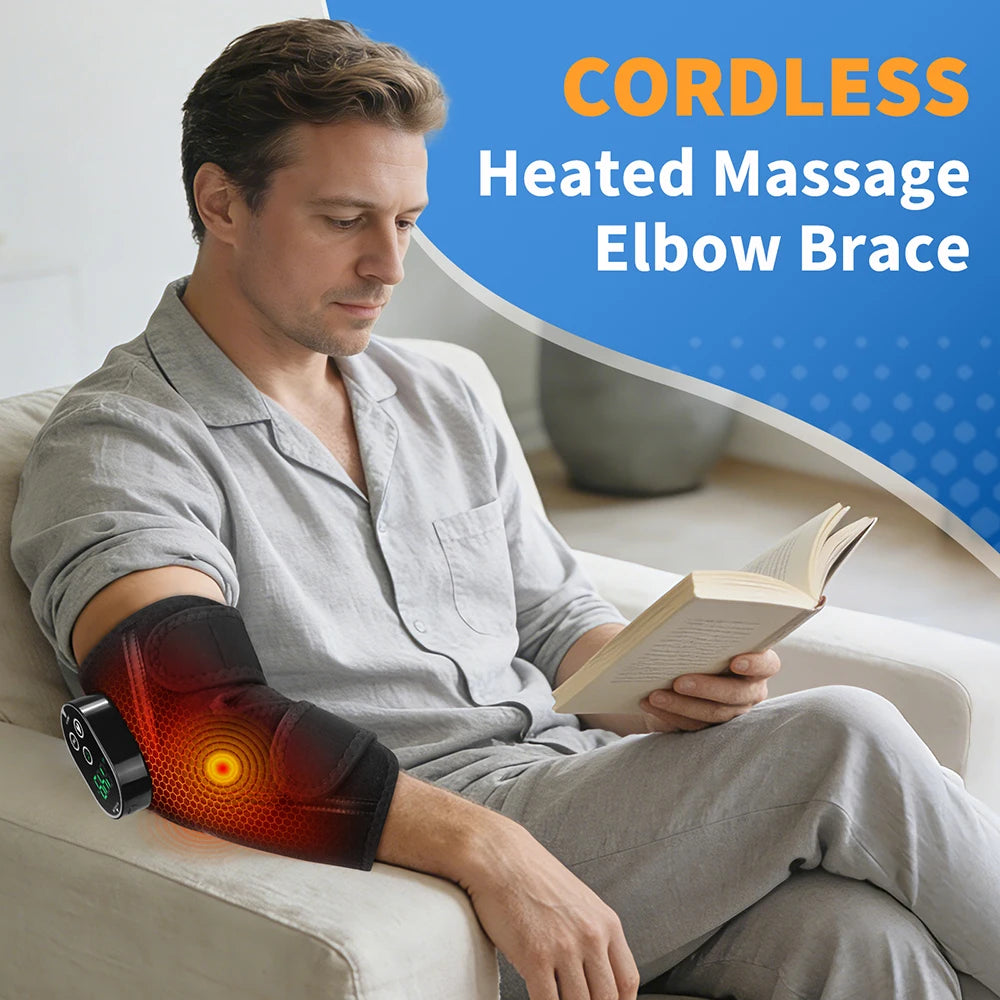 Cordless USB Electric elbow Adjustable Elbow Support Brace Electric Heating Elbow Pad warm Wrap Support Elbow Sleeve Protector