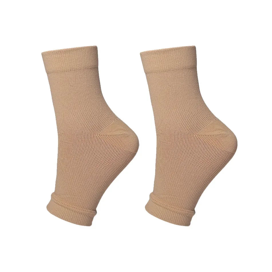 1pair Plantar Fasciitis Compression Socks Sports Ankle Support Brace Foot Pain Relief Heel Sleeve for Joint Pain Neuropathy