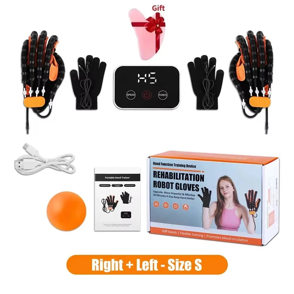 Robot Gloves Hand Rehabilitation Automatic Hand Trainer Rehabilitation Rehab Theraphy Hemiplegia Gloves Finger Trainer Stroke