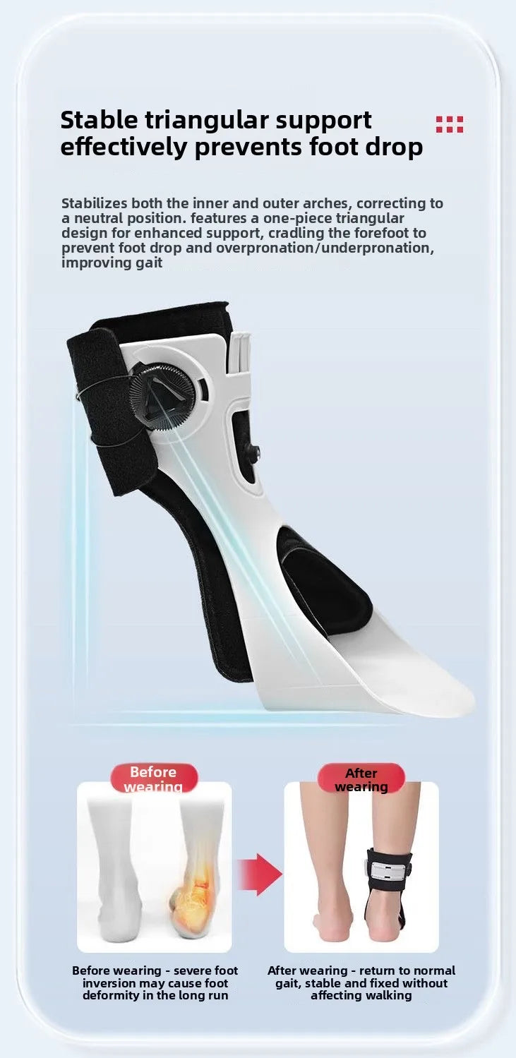 Rotary Knob Buckle Style Fixed Airbag Ankle Support Sports Joint Sprain Rehabilitation Correction Protective Gear Cross-Border