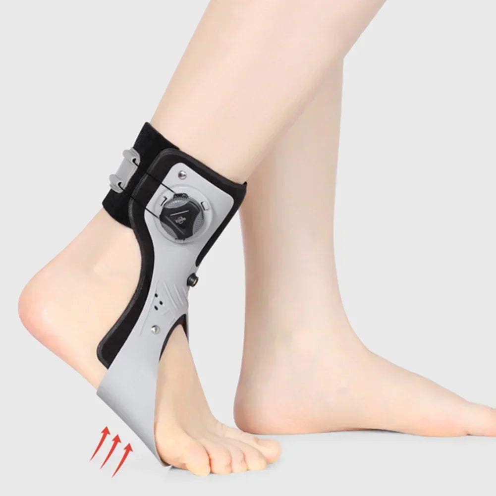 Drop Foot Brace Orthosis with Inflatable Gasbag Balance Foot Corrector Ankle Support for Hemiplegia Patient Stroke Shoes Walking