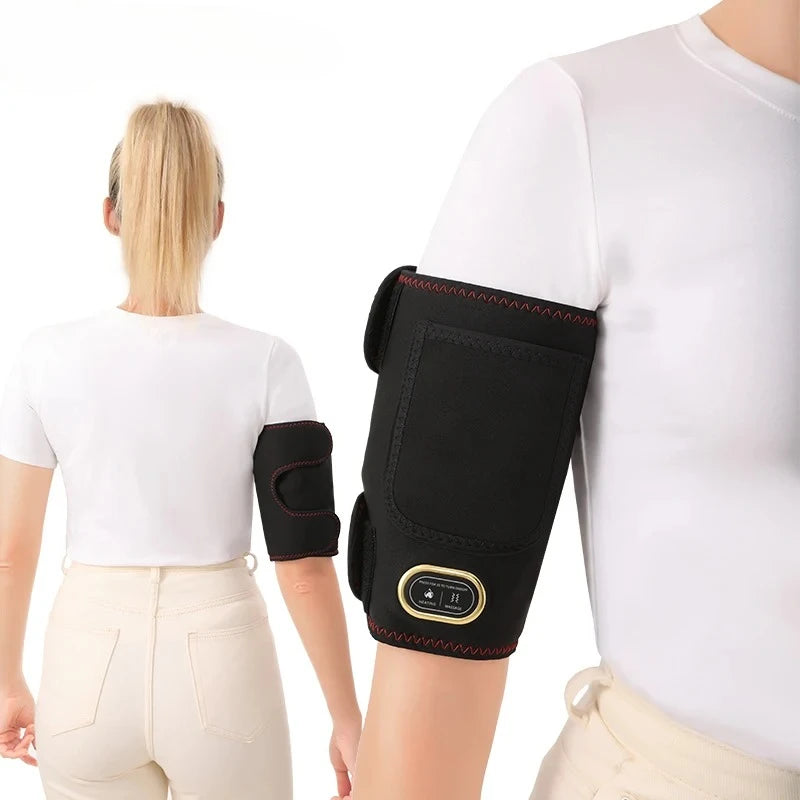 Heating Pad Arm Heated Wrap Brace for Wrist Elbow Arm Knee Ankle Leg 3 Heat Settings Cordless Wireless Timer USB Powered Winter