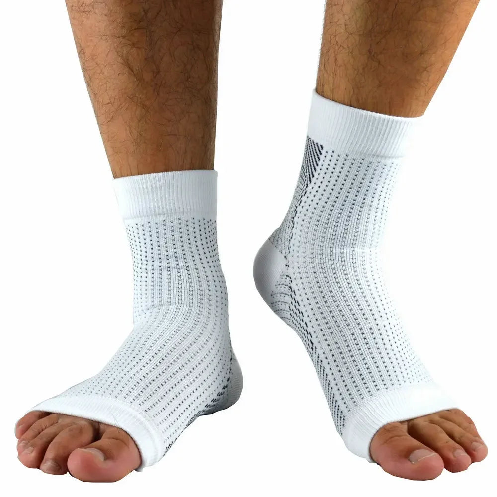 1pair Plantar Fasciitis Compression Socks Sports Ankle Support Brace Foot Pain Relief Heel Sleeve for Joint Pain Neuropathy
