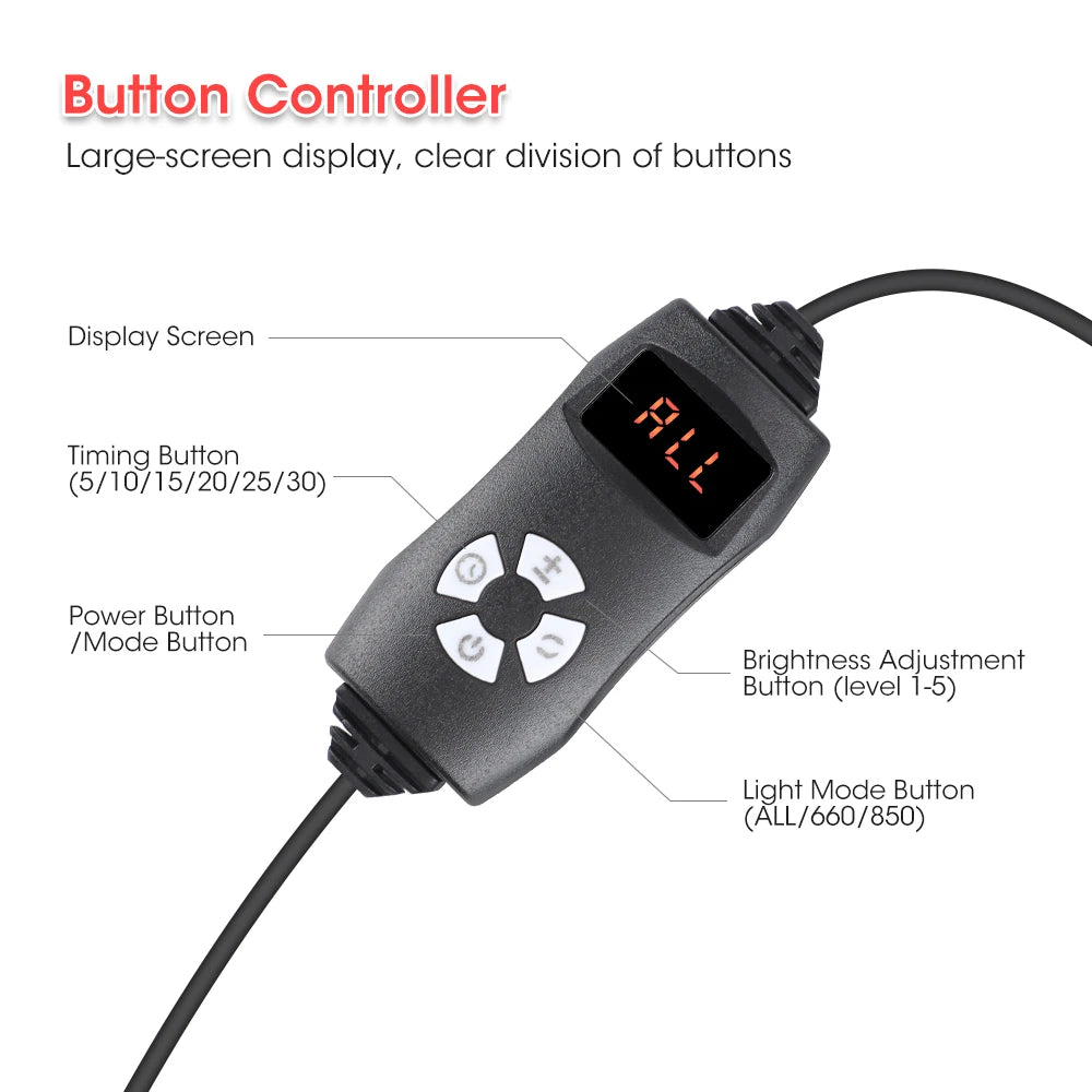 Home 660 and 850nm Near Infrared Light Wrist Guard Health Care Belt Beauty Devices