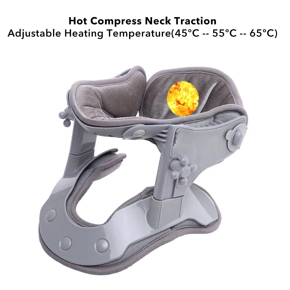 Medical Neck Traction Device Heating Inflatable Cervical Collar Correction Neck Retractor Cervical Collar Stretcher Corrector