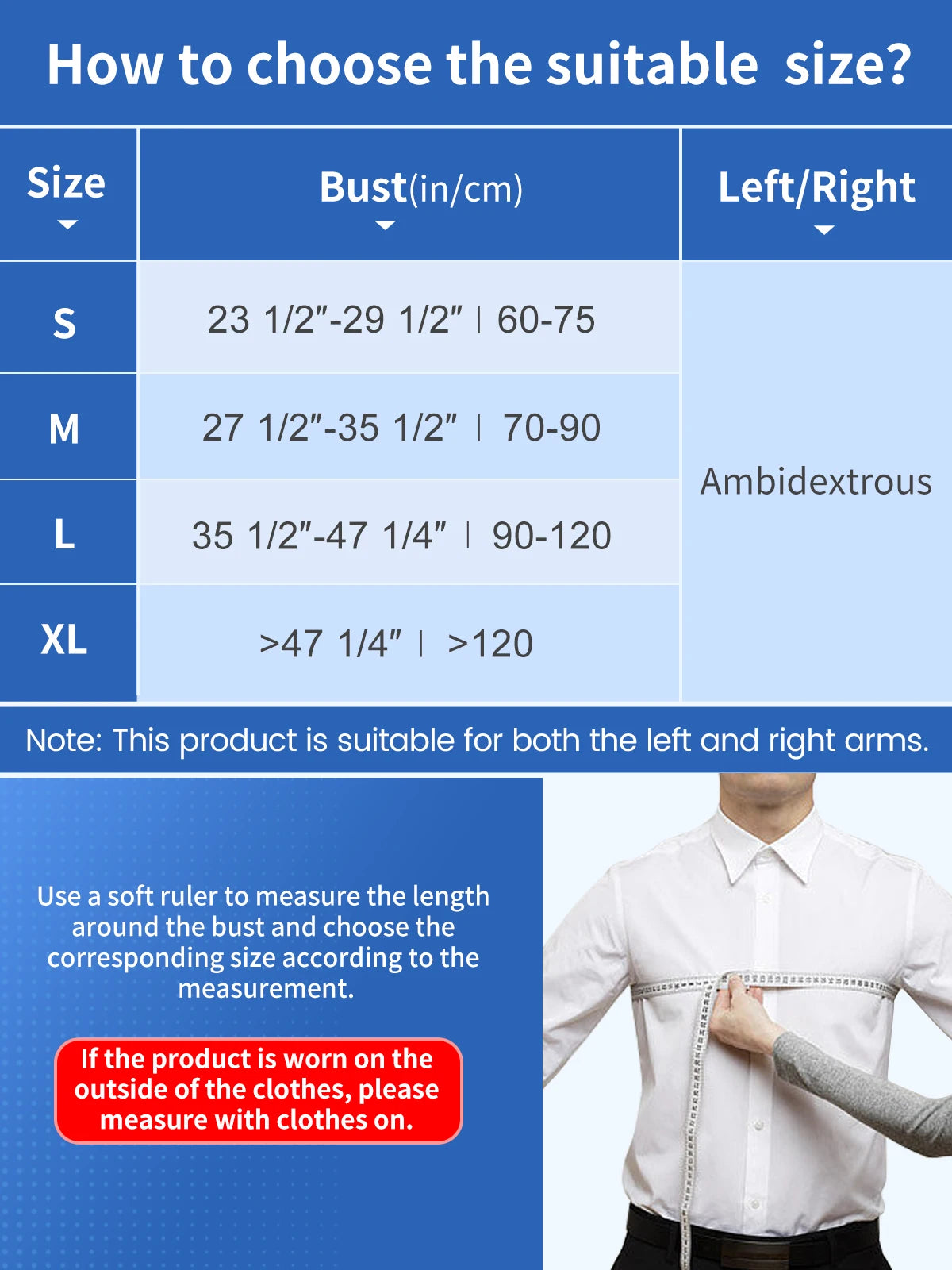 VELPEAU Shoulder Sling Breathable for Rotator Cuff Tear, Arm Fracture and Dislocation, Shoulder Immobilizer for Sleeping