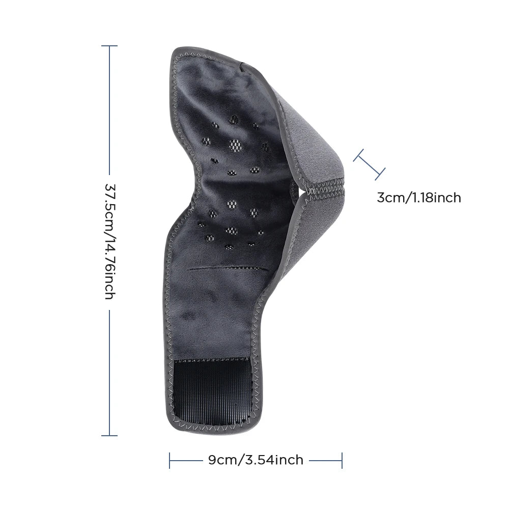 Electric Foot Ankle Massager with Heat Vibration Ankle Heating Pad for Achilles Tendonitis Plantar Fasciitis Hand Wrist Massager