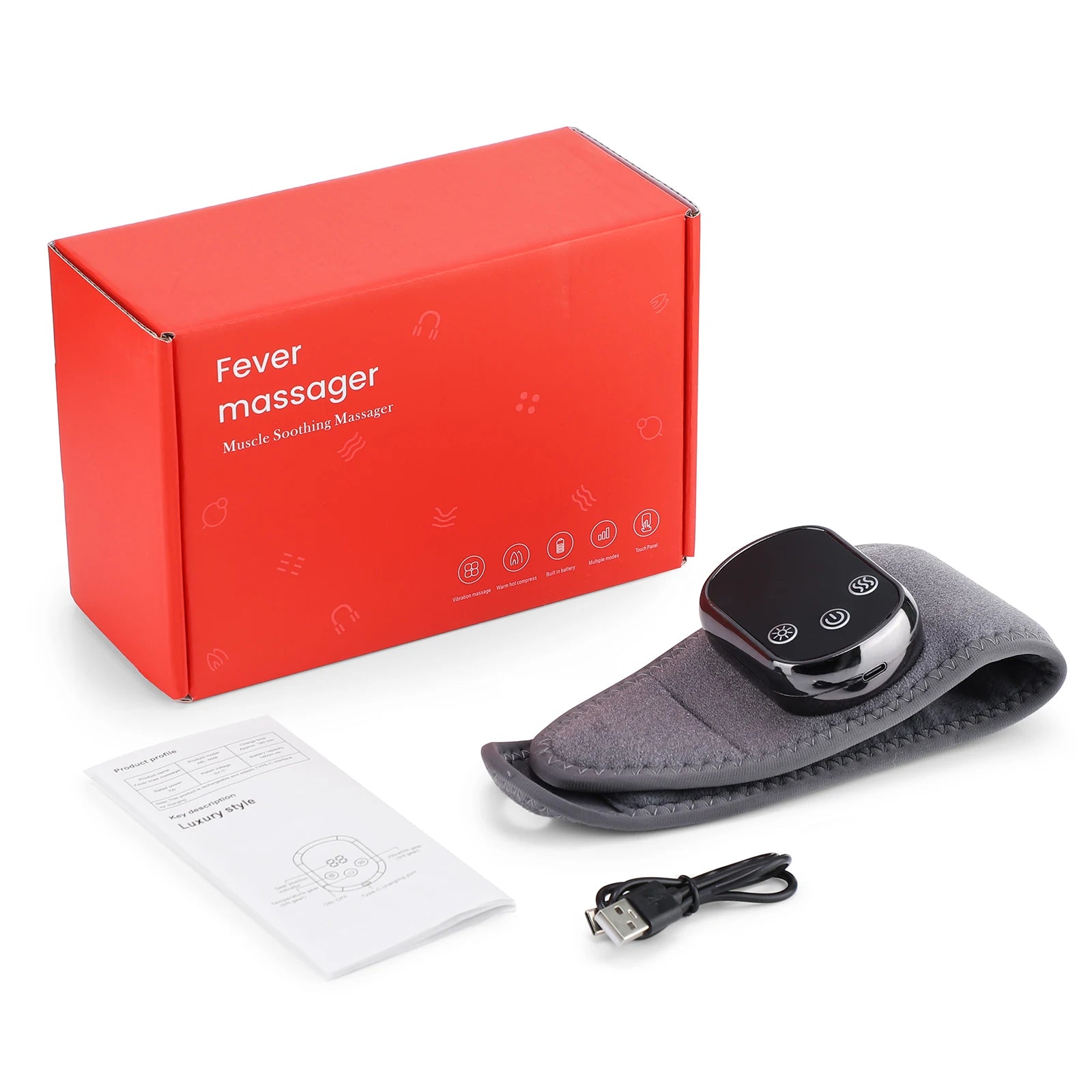 Electric Heating Wrist Guard Vibration Massage Hot Compress Wrist Brace Ankle Wrap Hand Foot Protector Rechargeable Wristband