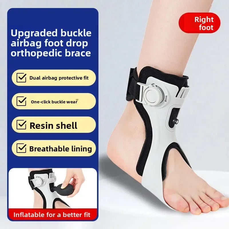 Rotary Knob Buckle Style Fixed Airbag Ankle Support Sports Joint Sprain Rehabilitation Correction Protective Gear Cross-Border