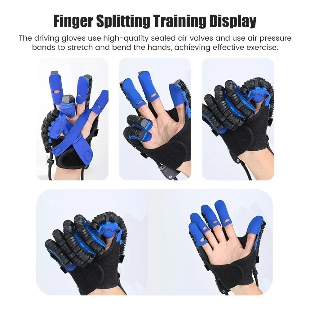 Robot Gloves Hand Rehabilitation Automatic Hand Trainer Rehabilitation Rehab Theraphy Hemiplegia Gloves Finger Trainer Stroke