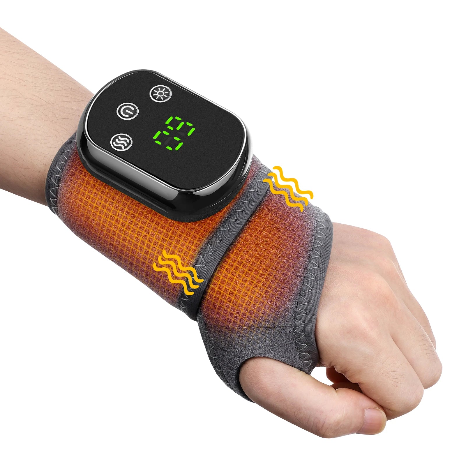 Electric Foot Ankle Massager with Heat Vibration Ankle Heating Pad for Achilles Tendonitis Plantar Fasciitis Hand Wrist Massager