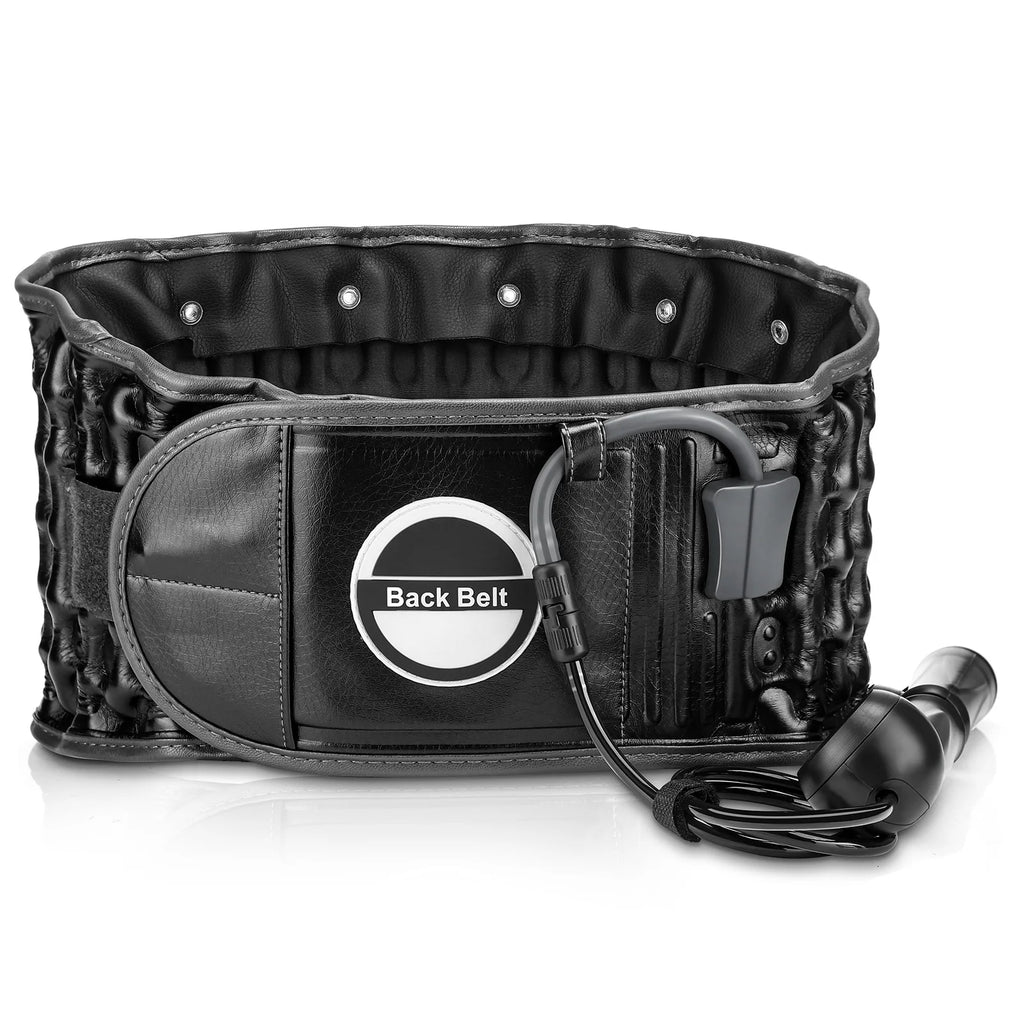 Inflatable Waist Belt Massager Adjustable Decompression Back Belt Lumbar Support Waist Air Traction Brace Waist Massage Belts