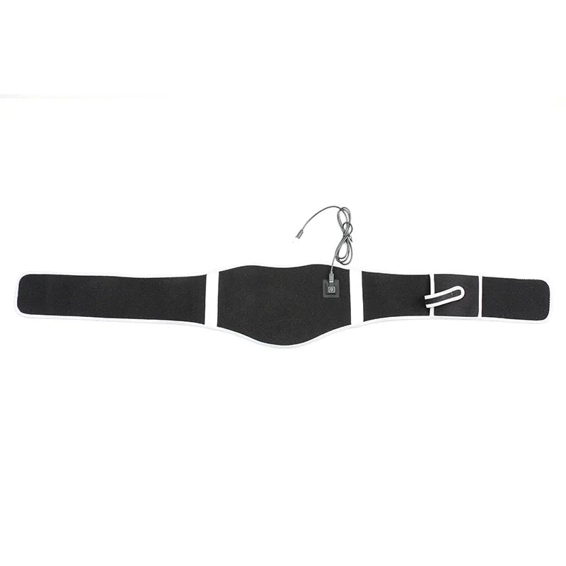 USB Electric Heating Warmer Hot Waist Lumbar Back Pad Belt Protector Brace Band Support Massager Anti Pain Relief Therapy Tool