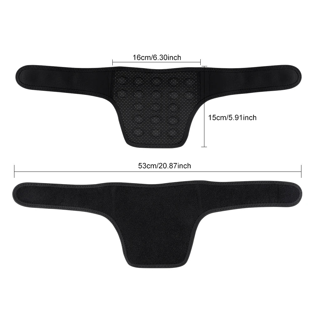 Self-Heating Neck Support Brace 19 Magnets Stone Cervical Massage for Relaxation and Warmth Pain Relief Support Belt Reusable